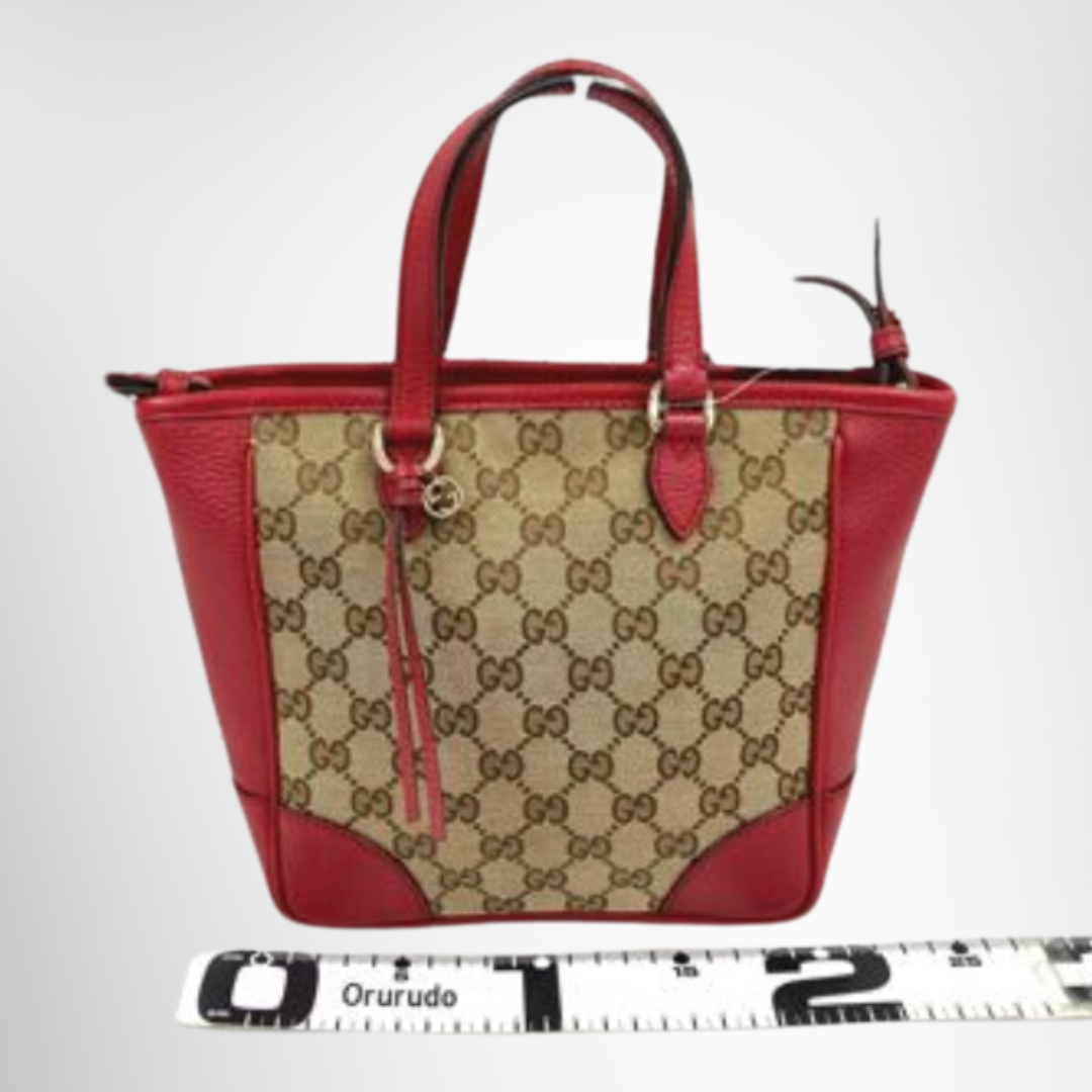 GG Canvas Bree Satchel