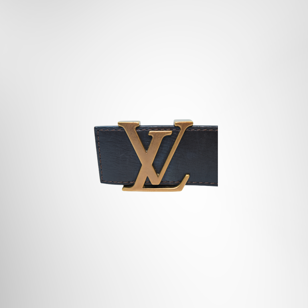 LOUIS VUITTON Leather Initiales Belt