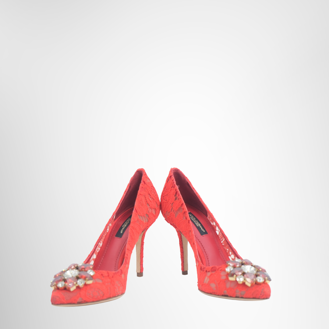 Red Heels Lace