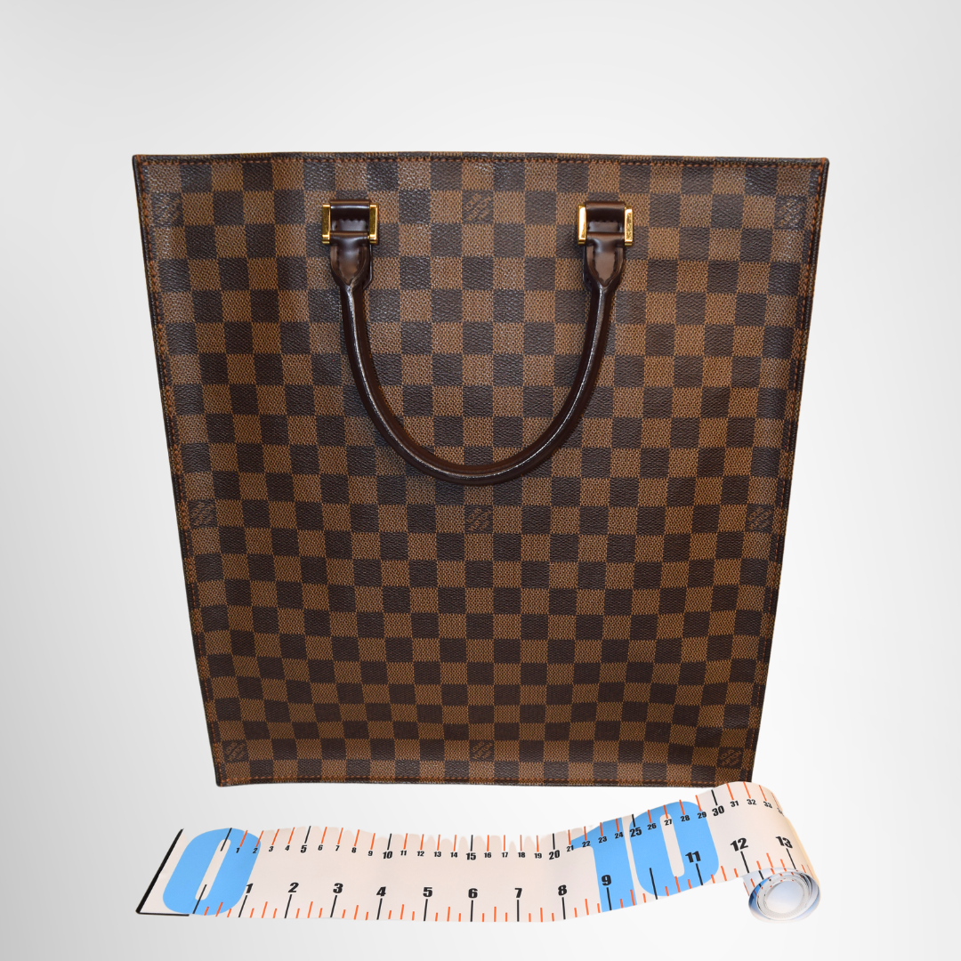 Louis Vuitton Sac Plat MM Tote Bag – Damier Ebene Canvas