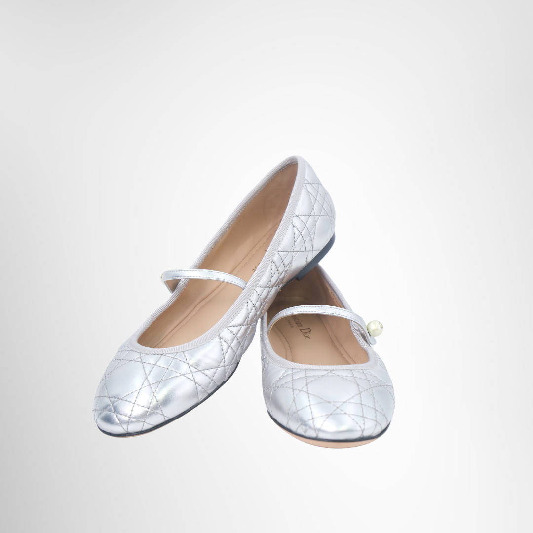 Ballet Flat Silver