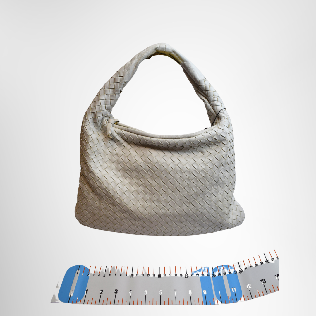 Intrecciato Leather Hobo Bag