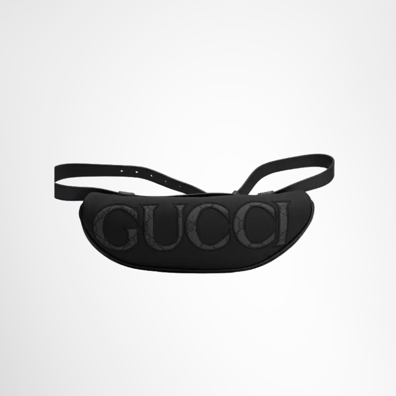 GG Supreme X Leather Body Bag
