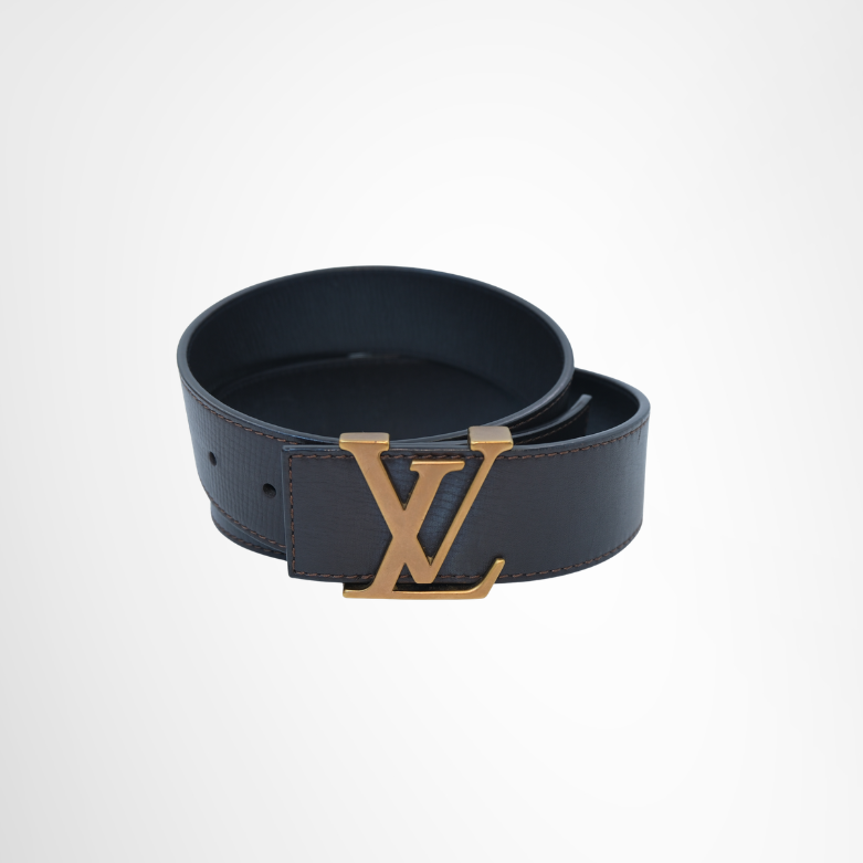 LOUIS VUITTON Leather Initiales Belt