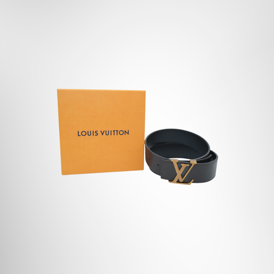 LOUIS VUITTON Leather Initiales Belt