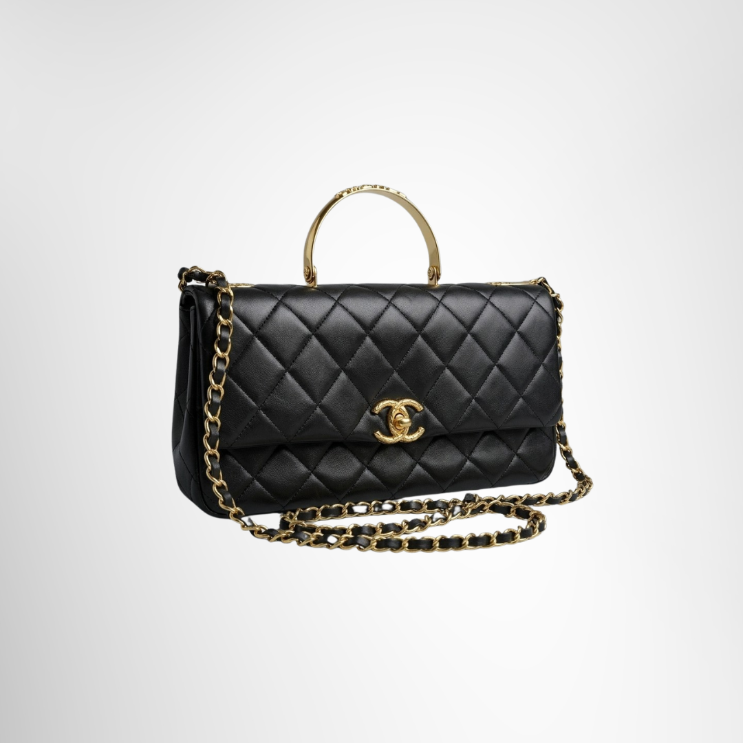 Top Handle Flap Bag