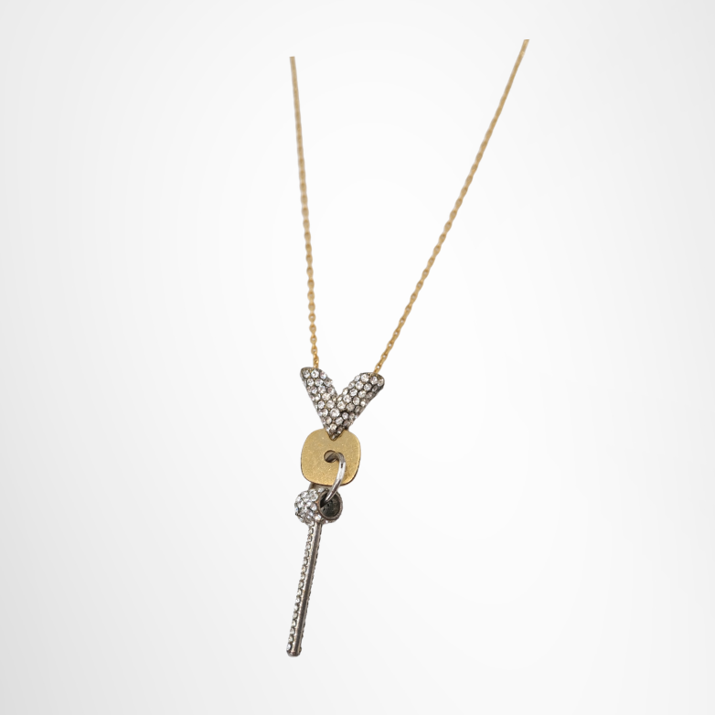 Essential V Strass Necklace
