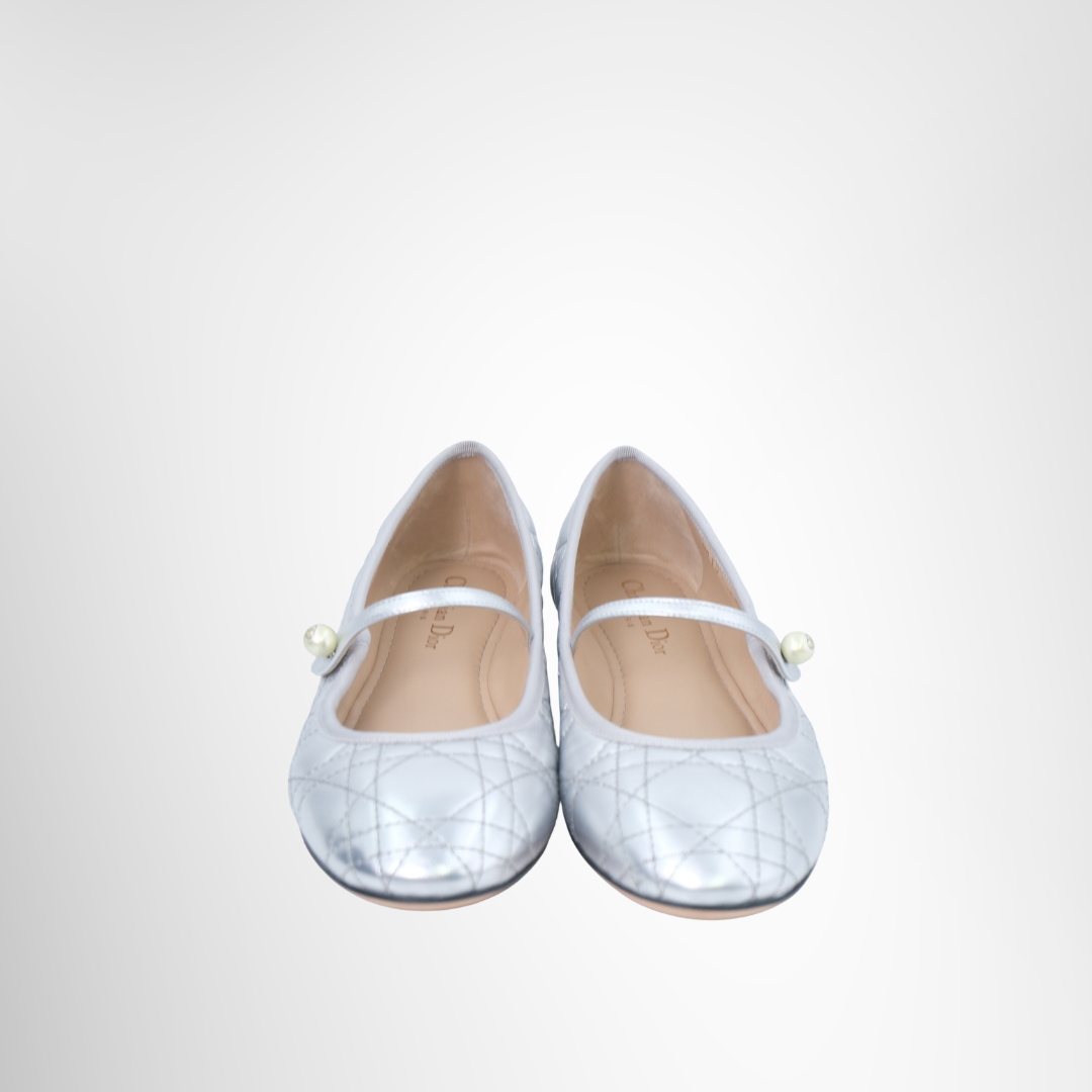 Ballet Flat Silver