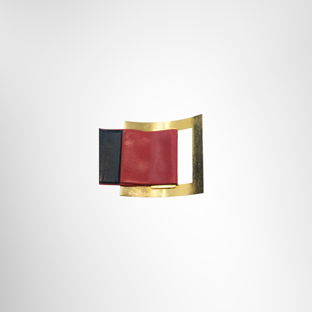 Vintage Square Buckle Belt