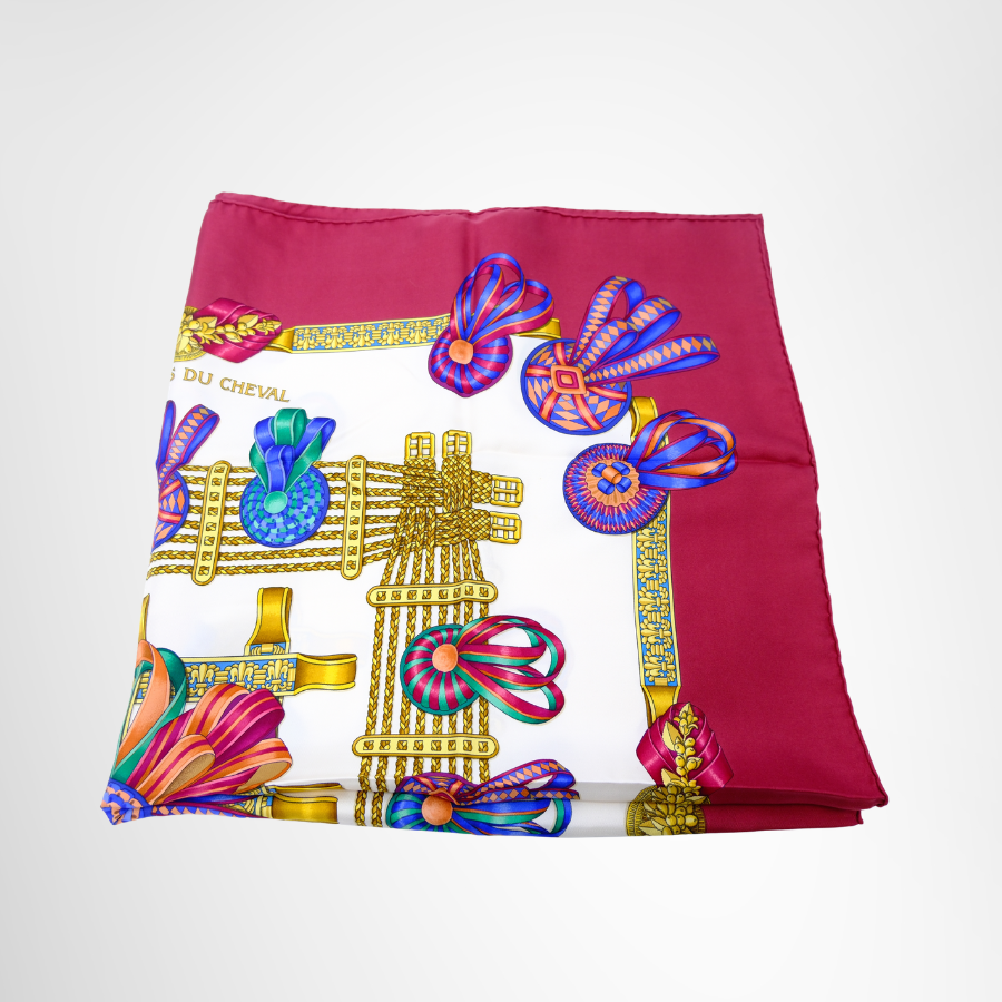 Les Rubans du Cheval Silk Scarf