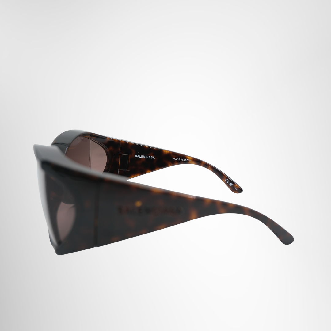 Balenciaga Havana Brown Cat-Eye Sunglasses
