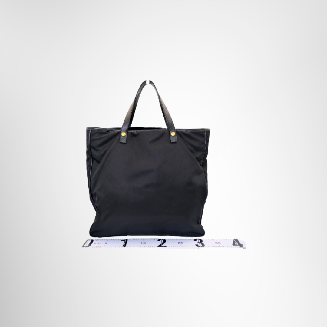 Tessuto Logo Oro Tote Bag