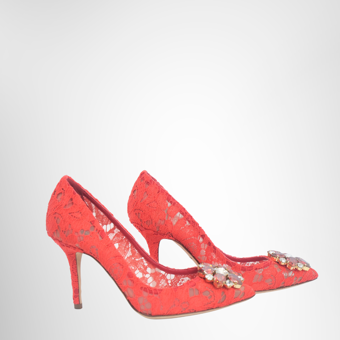 Red Heels Lace