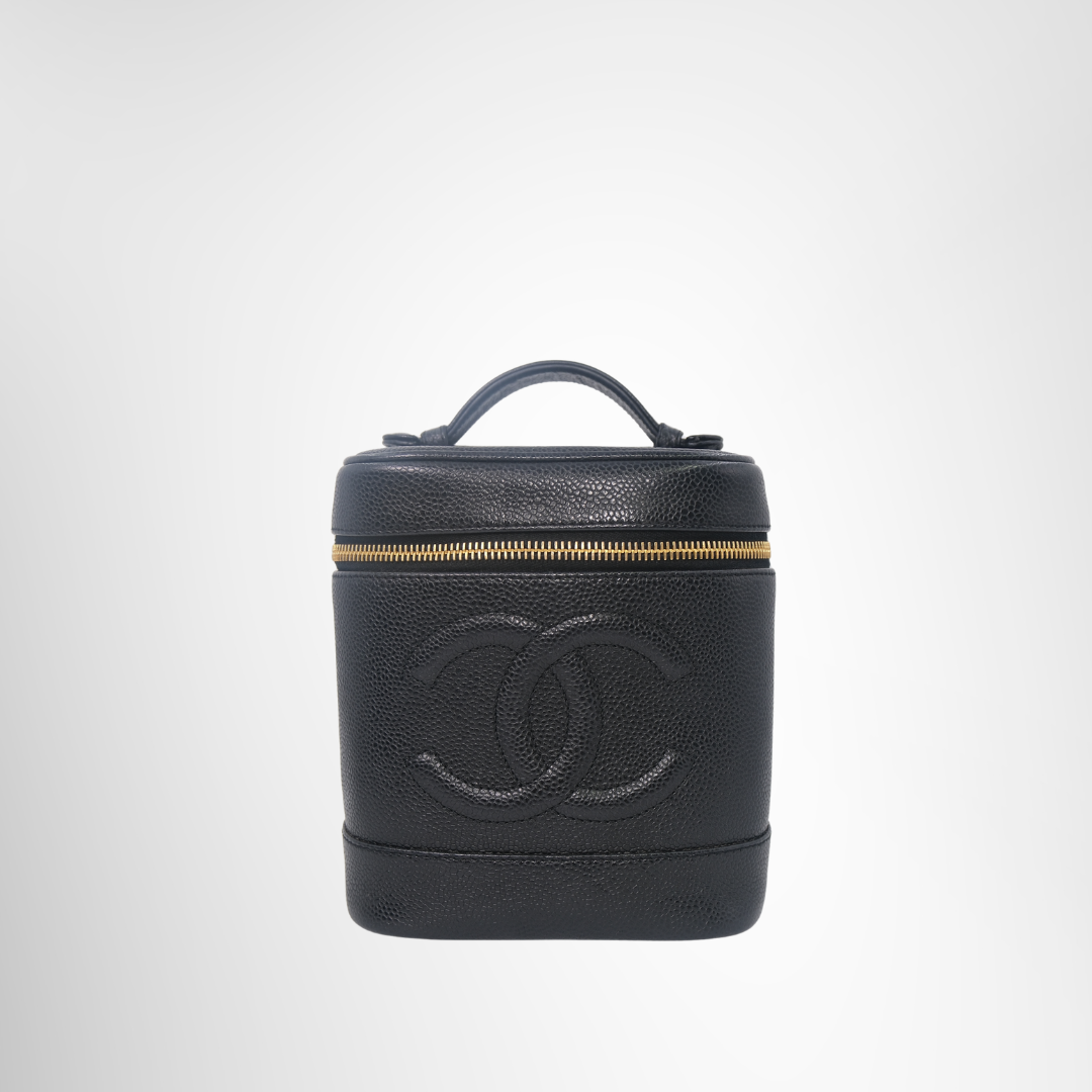Coco Mark Caviar Vanity Bag