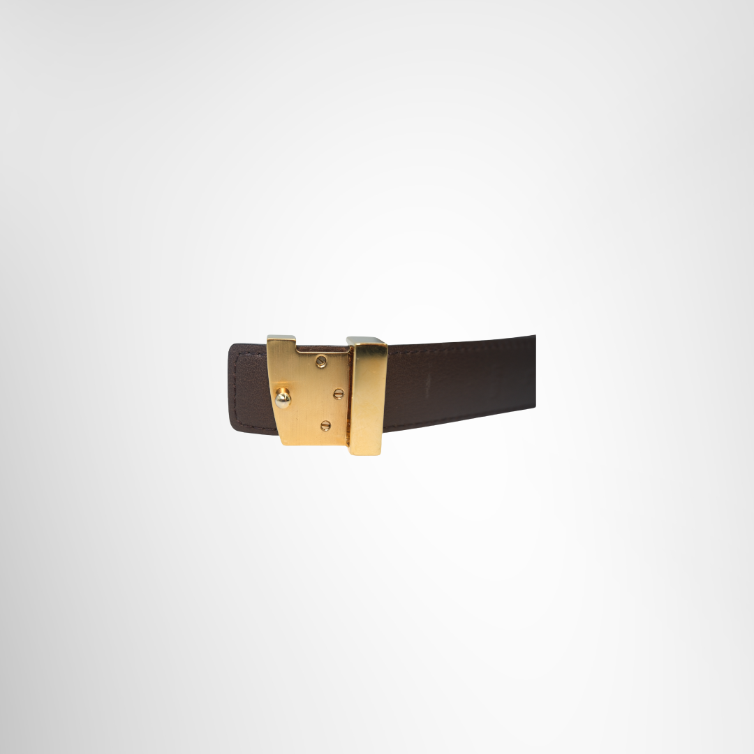 Damier Ebene Canvas Belt
