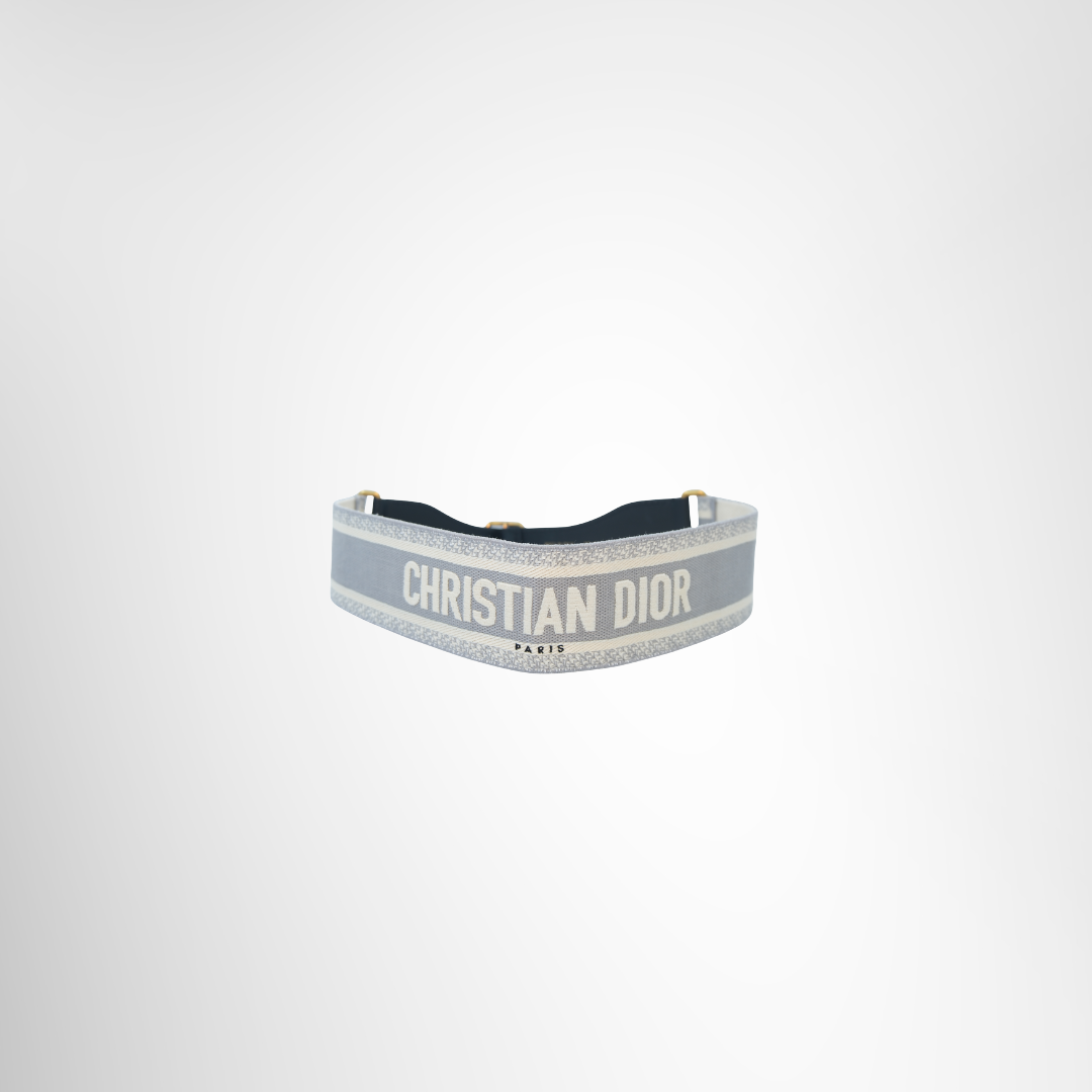 Embroidered Canvas Belt