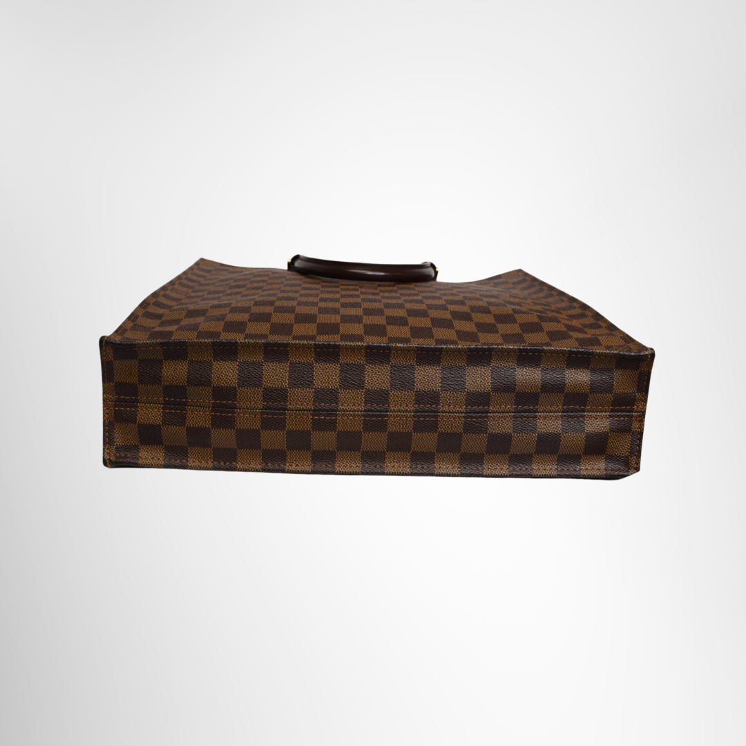 Louis Vuitton Sac Plat MM Tote Bag – Damier Ebene Canvas