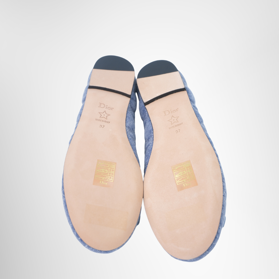 Blue Denim Cannage Pearl