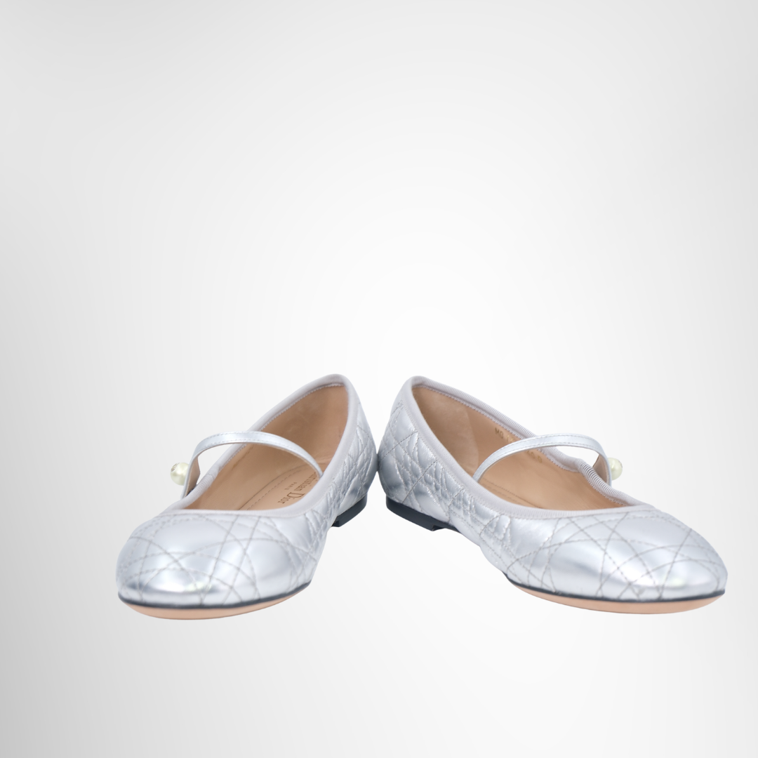 Ballet Flat Silver