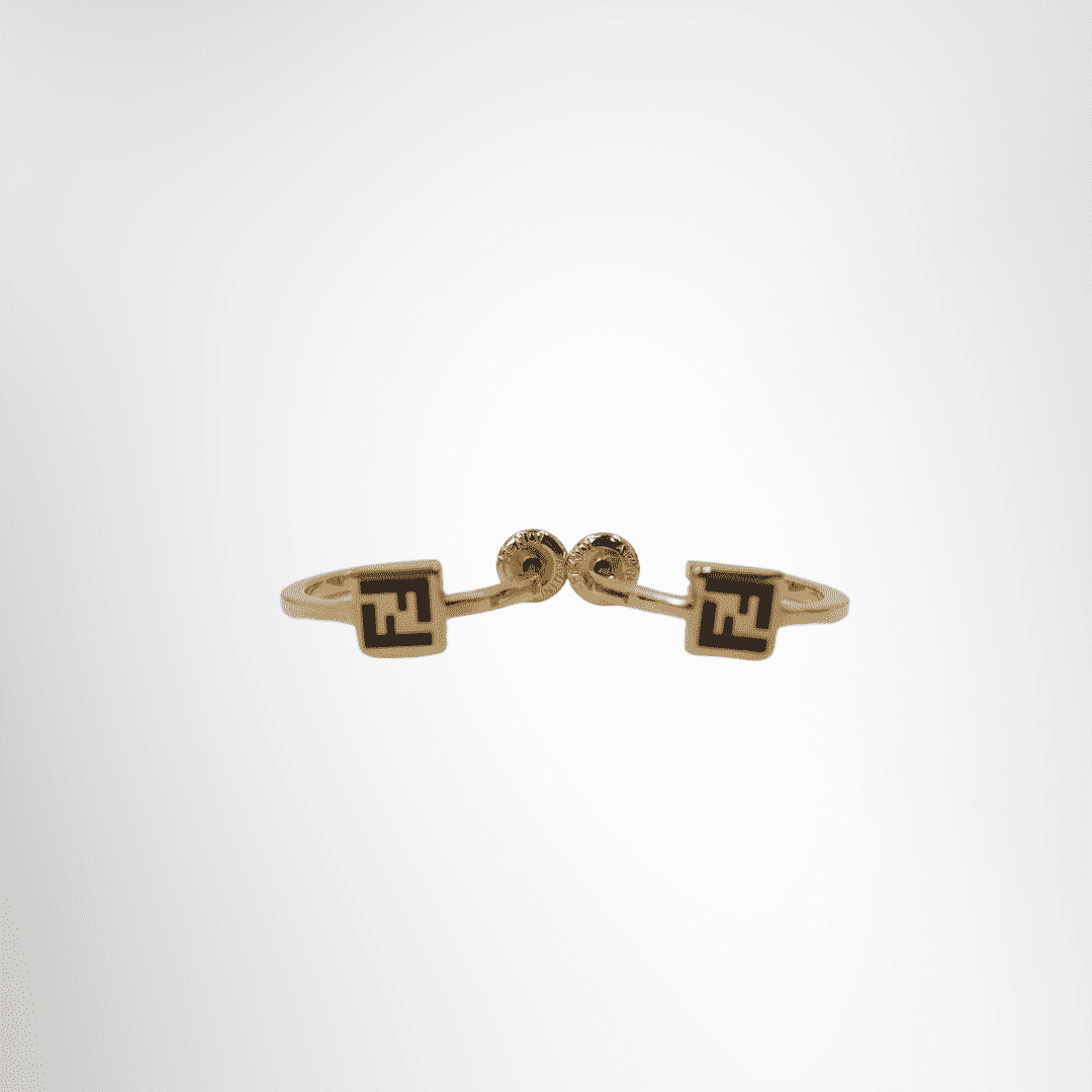 Fendi FF Logo Hoop Earrings – Pre-Owned Luxury Accessories – Antonio & Co Front-Page