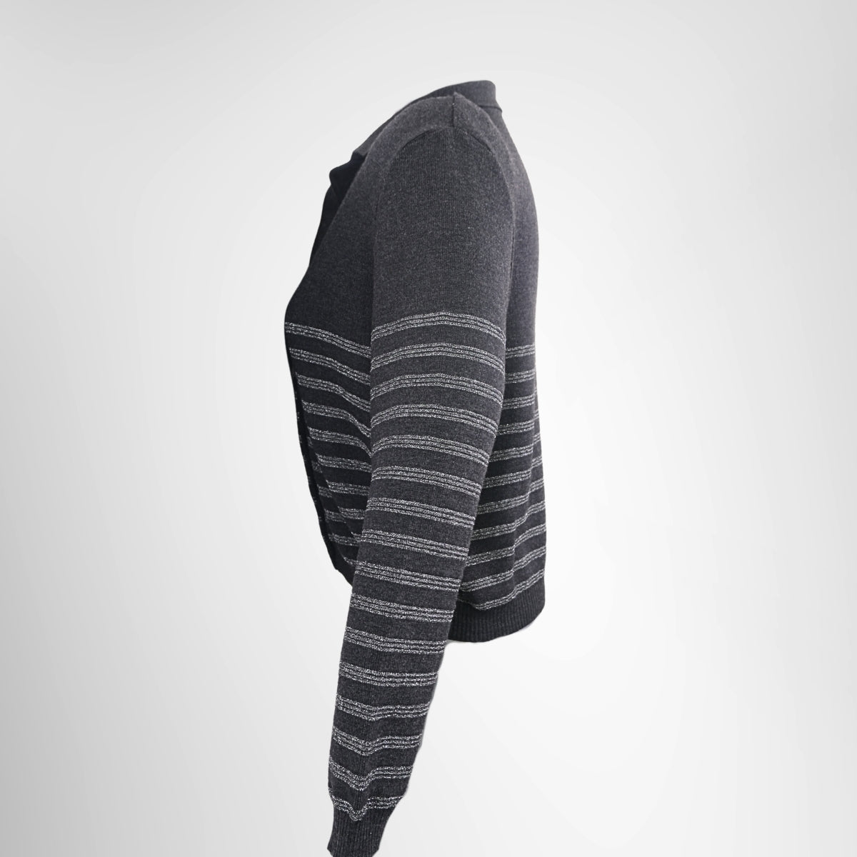 Fendi Knit Cardigan – Pre-Owned Luxury Brand Apparel – Antonio & Co Side View2