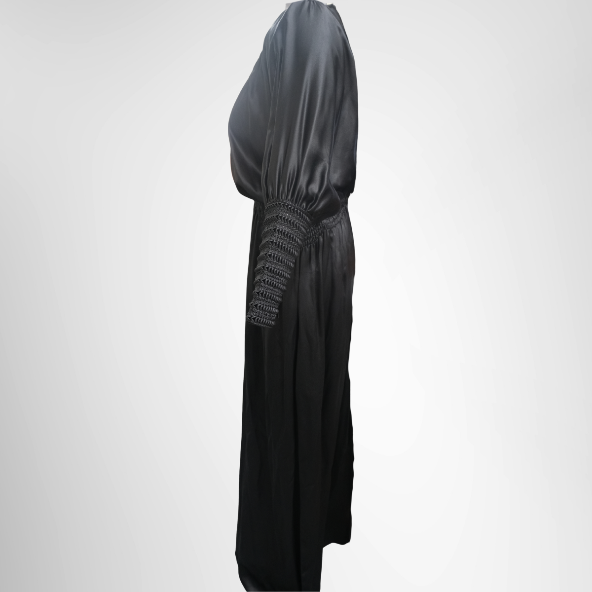 Fendi Maxi Dress Black – Pre-Owned Luxury Brand Apparel – Antonio & Co Side View