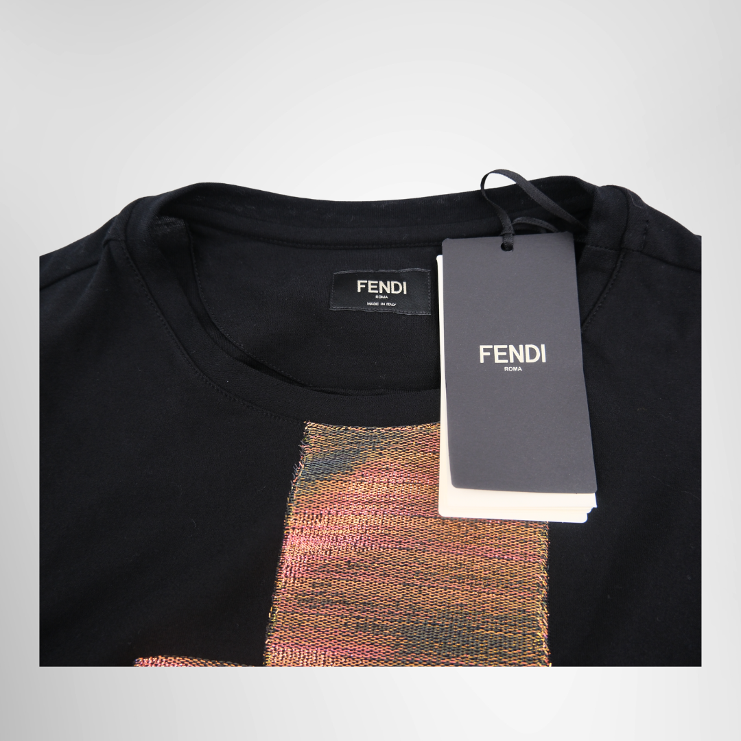 Cotton T-shirt in Vertical Logo