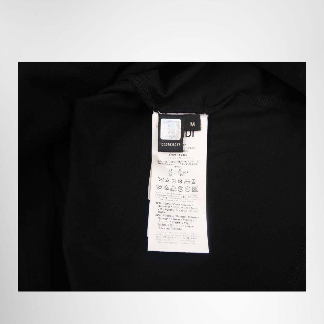 Cotton T-shirt in Vertical Logo