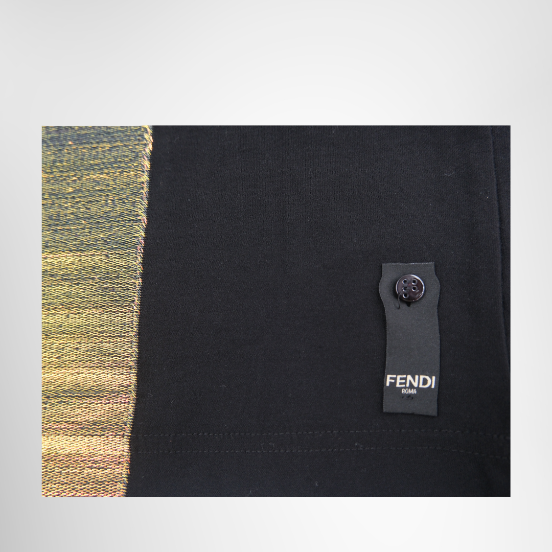 Cotton T-shirt in Vertical Logo
