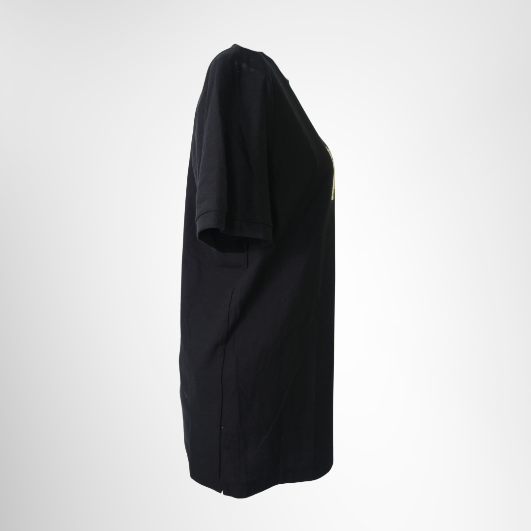 Cotton T-shirt in Vertical Logo