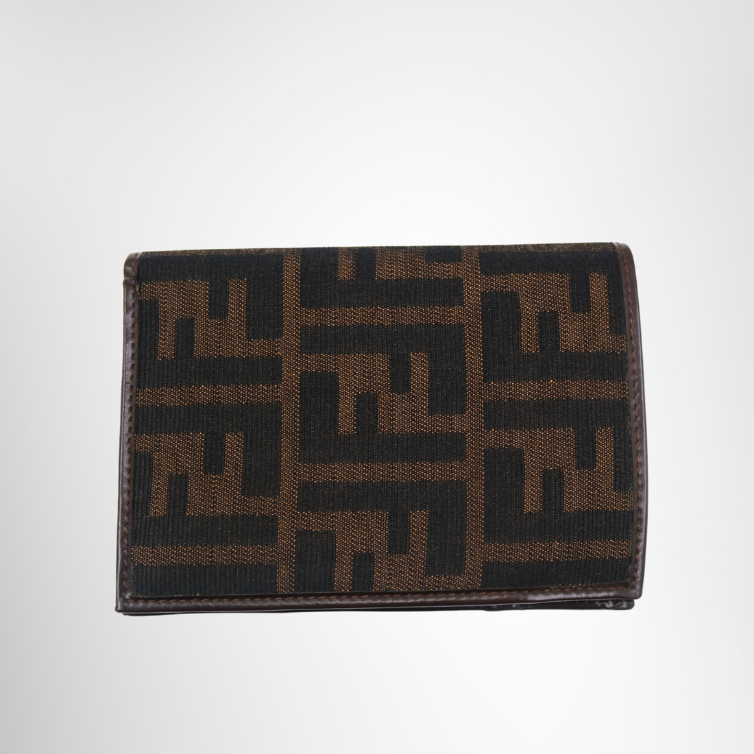 Fendi Zucca FF Logo Canvas Compact Wallet – Pre-Owned Luxury Brand Wallet – Antonio & Co Front Page