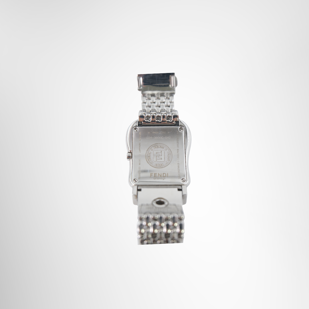 Fendi 3800L Stainless Steel Watch – Pre-Owned Luxury Watch – Antonio & Co –Back View 