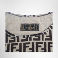 Fendi Preowned Luxury Apparel Vintage Zucca Dress Tag View