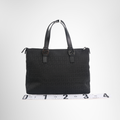 Fendi Preowned Luxury Bag Black Fendi Zucchino Canvas Tote Bag Front View 2