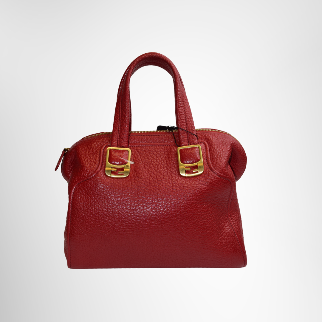 Fendi Preowned Luxury Bag Chameleon 2-way Handbag Front View