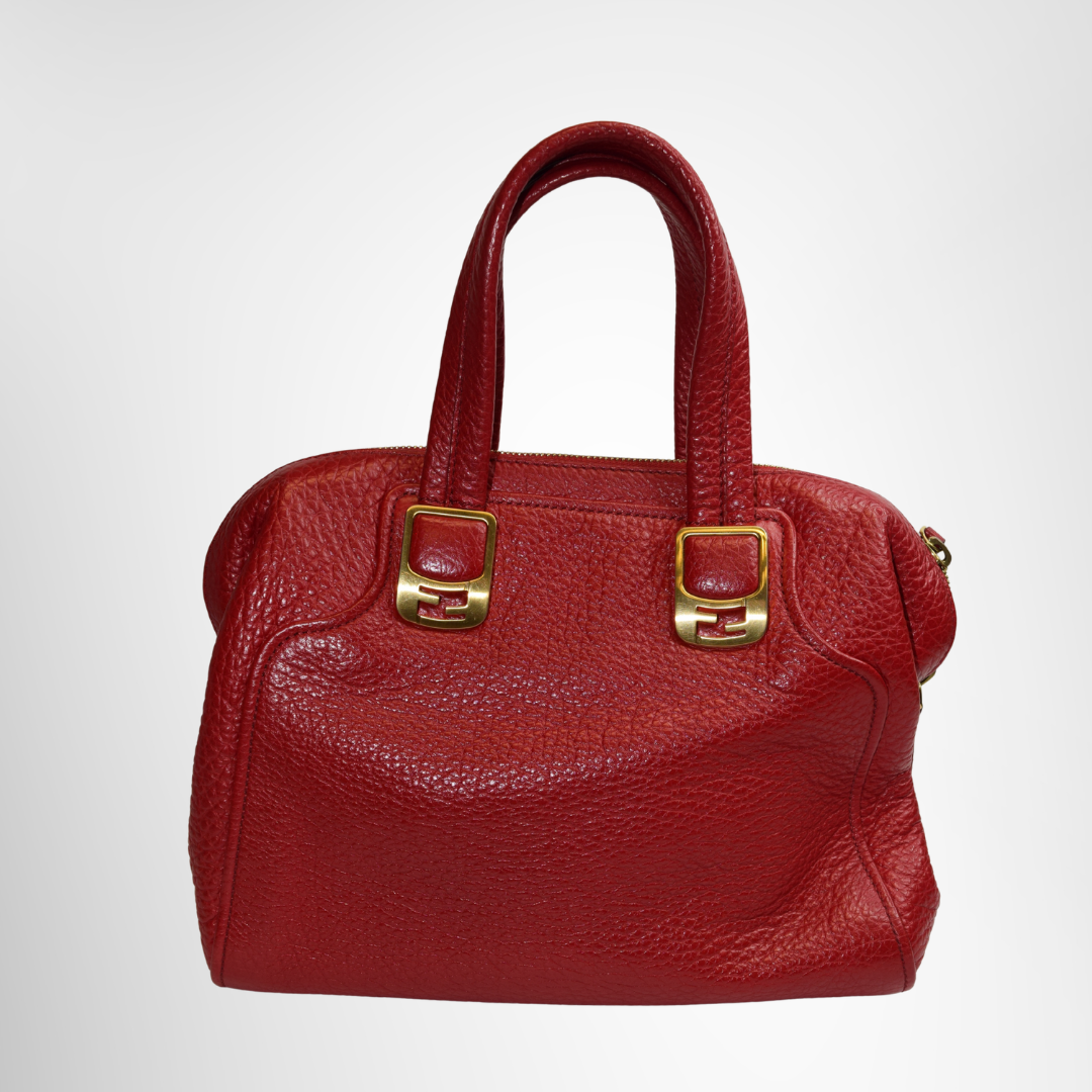 Fendi Preowned Luxury Bag Chameleon 2-way Handbag Front View 3