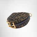Fendi Preowned Luxury Bag Fendigraphy Mini Hobo Bag Bottom View 3
