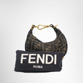 Fendi Preowned Luxury Bag Fendigraphy Mini Hobo Bag Front View 2