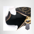 Fendi Preowned Luxury Bag Fendigraphy Mini Hobo Bag Interior View