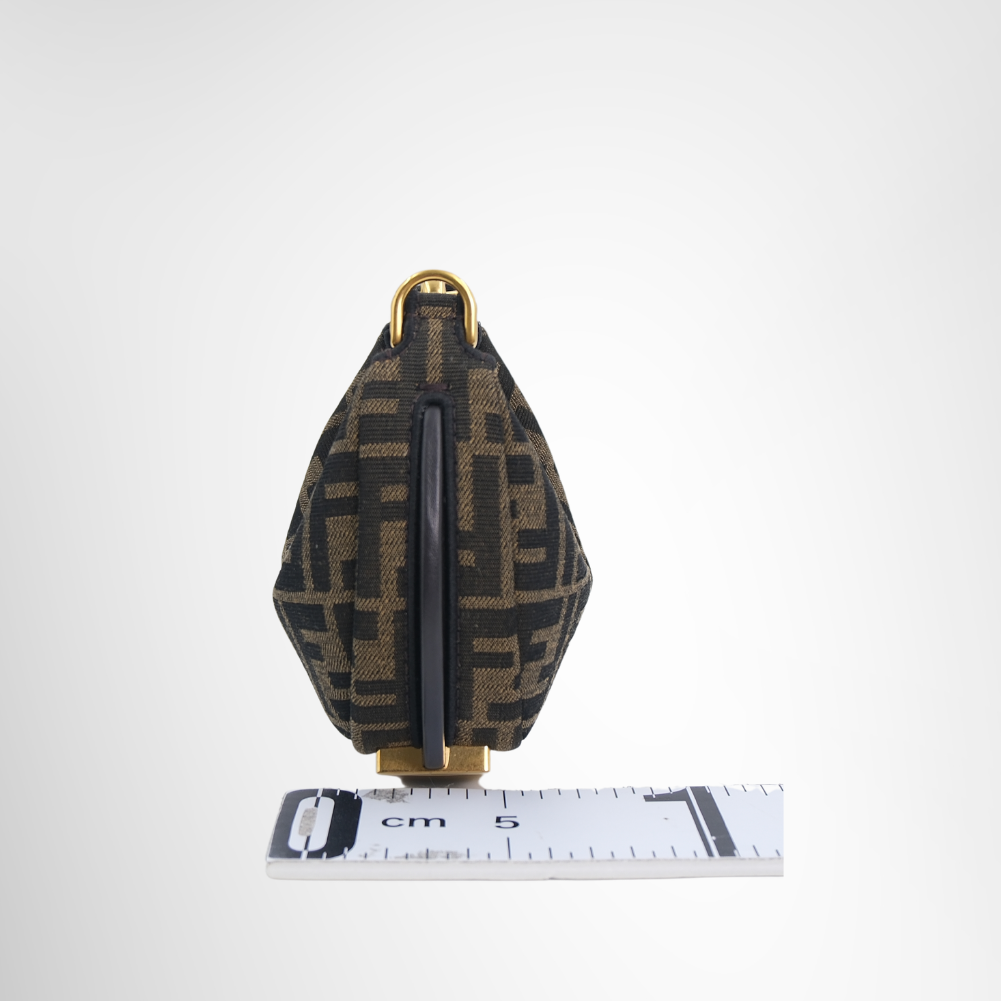 Fendi Preowned Luxury Bag Fendigraphy Mini Hobo Bag Side View