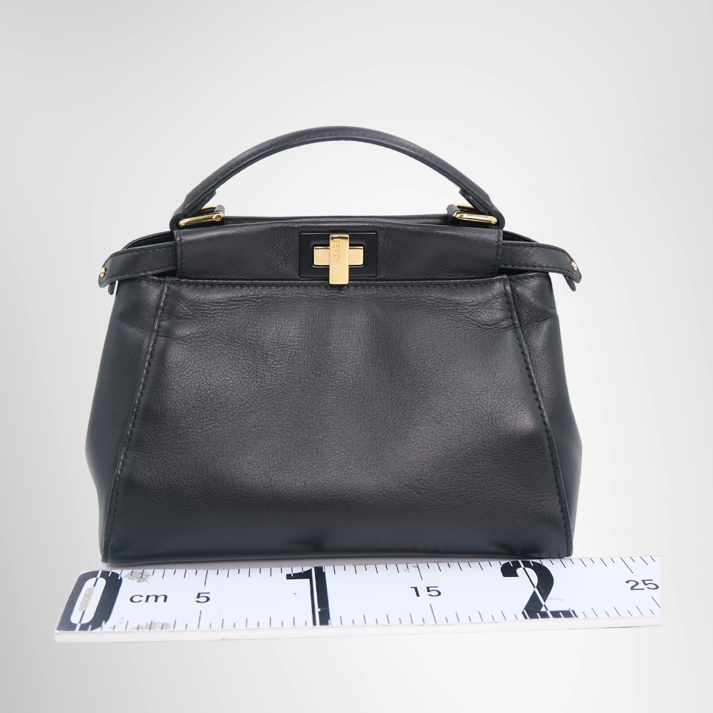 Fendi Preowned Luxury Bag Peekaboo Mini Bag Front View 3