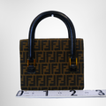 Fendi Preowned Luxury Bag Zucca Handbag Back View