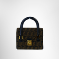 Fendi Preowned Luxury Bag Zucca Handbag Front View