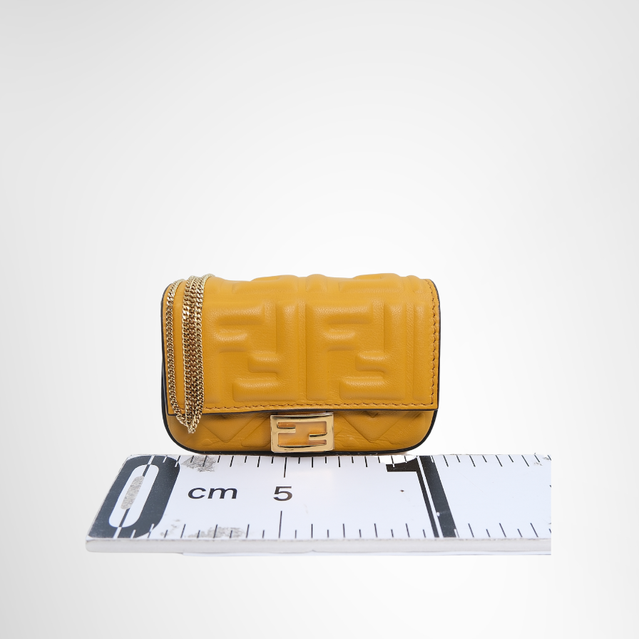 Fendi Preowned Luxury Nano Baguette Charm Front View