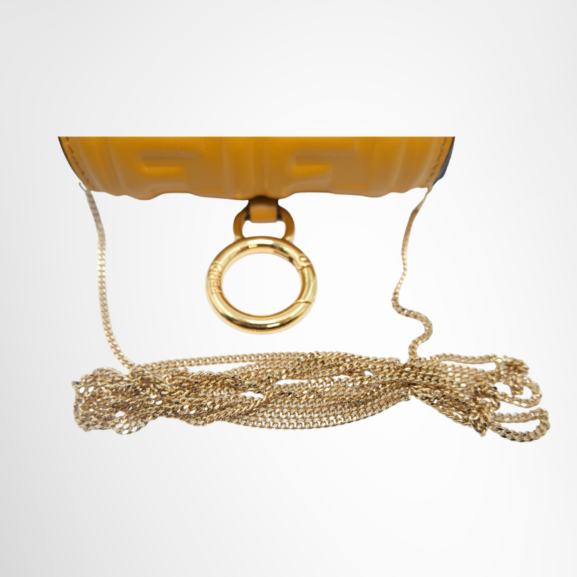 Fendi Preowned Luxury Nano Baguette Charm O Ring And Chain Strap View