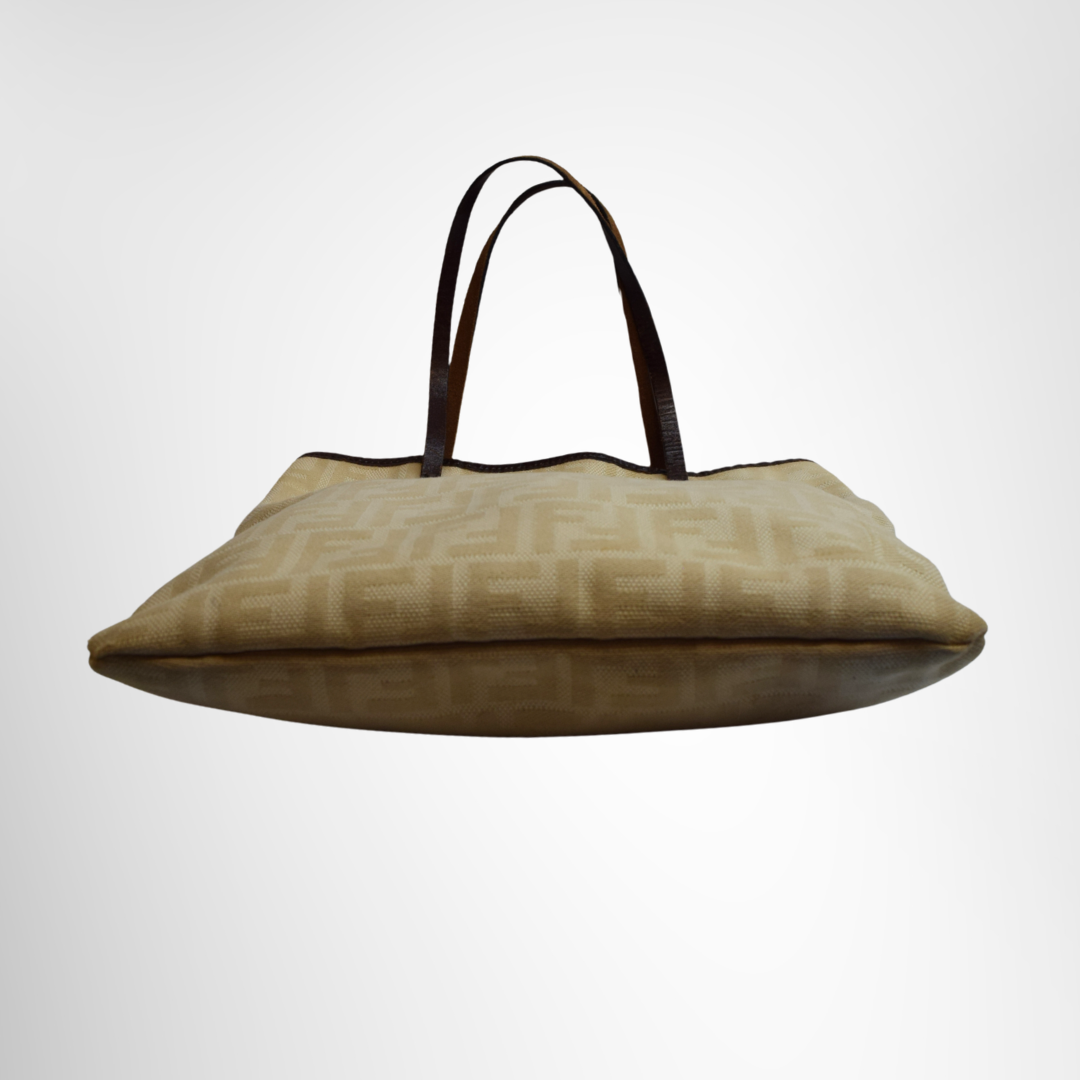 Fendi Preowned Luxury Vintage Tote Bag Bottom Front View - Antonio & Co.