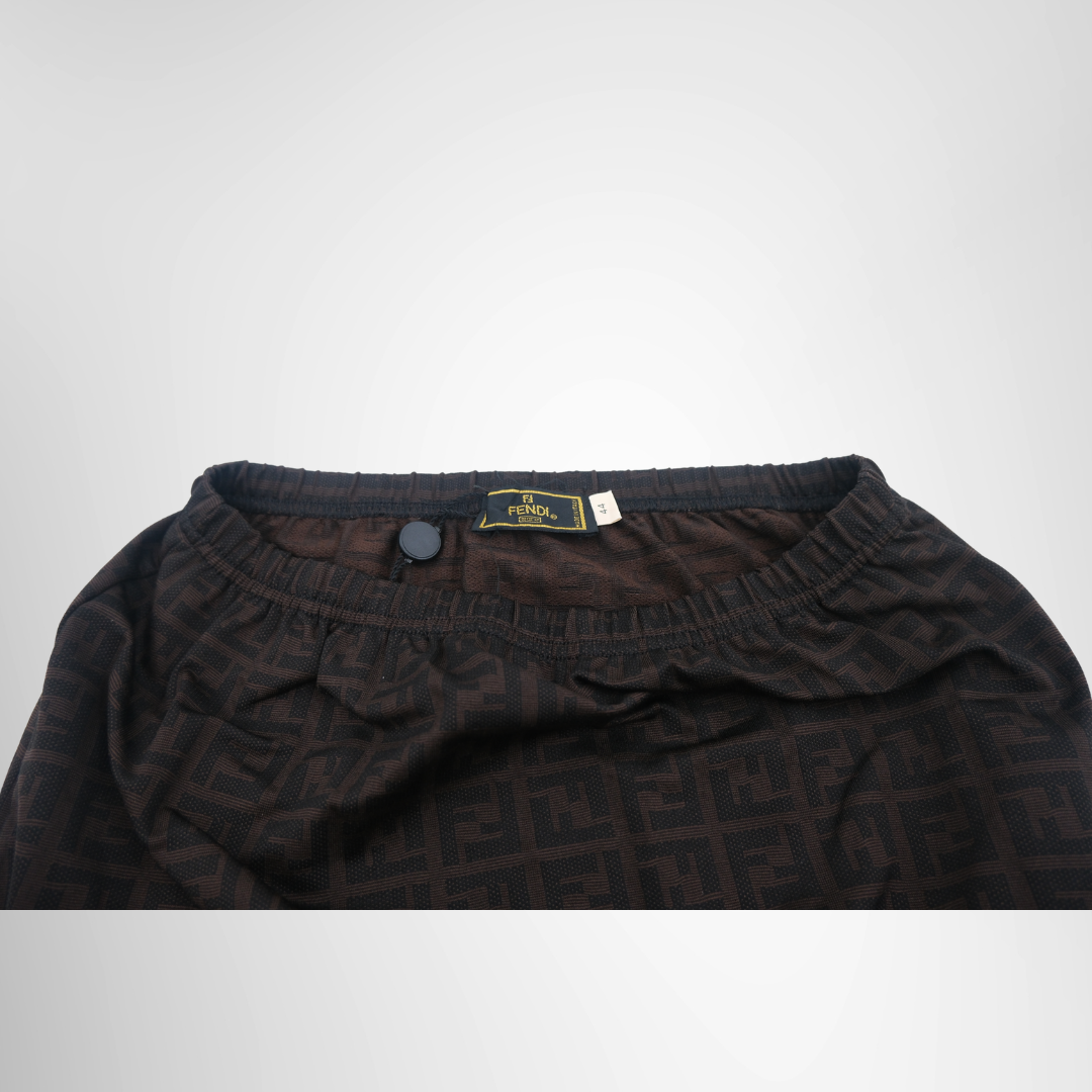 Fendi Preowned Luxury Zucca Skirt Apparel Waist Tag - Antonio & Co.