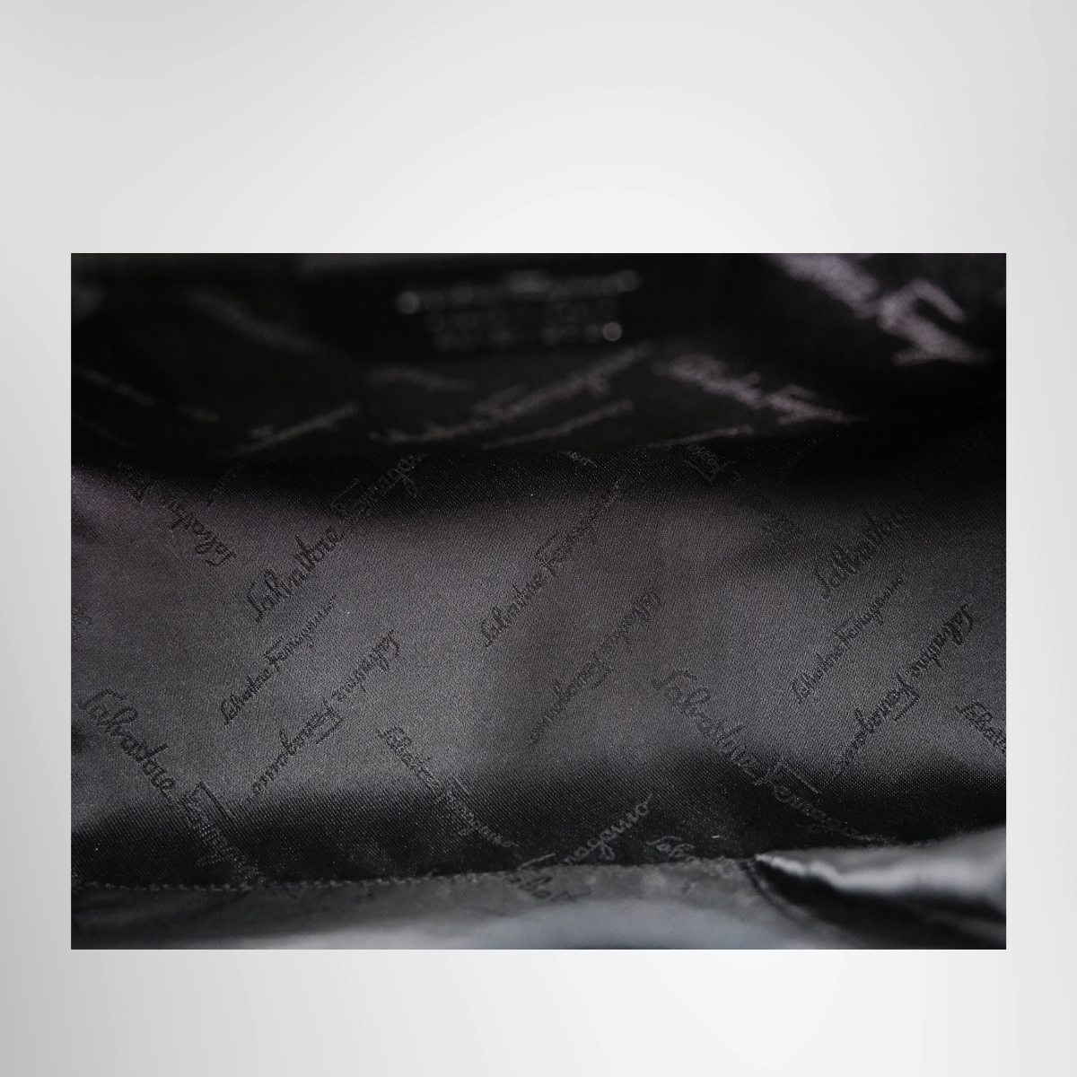 Gancini Handbag in Croc Embossed