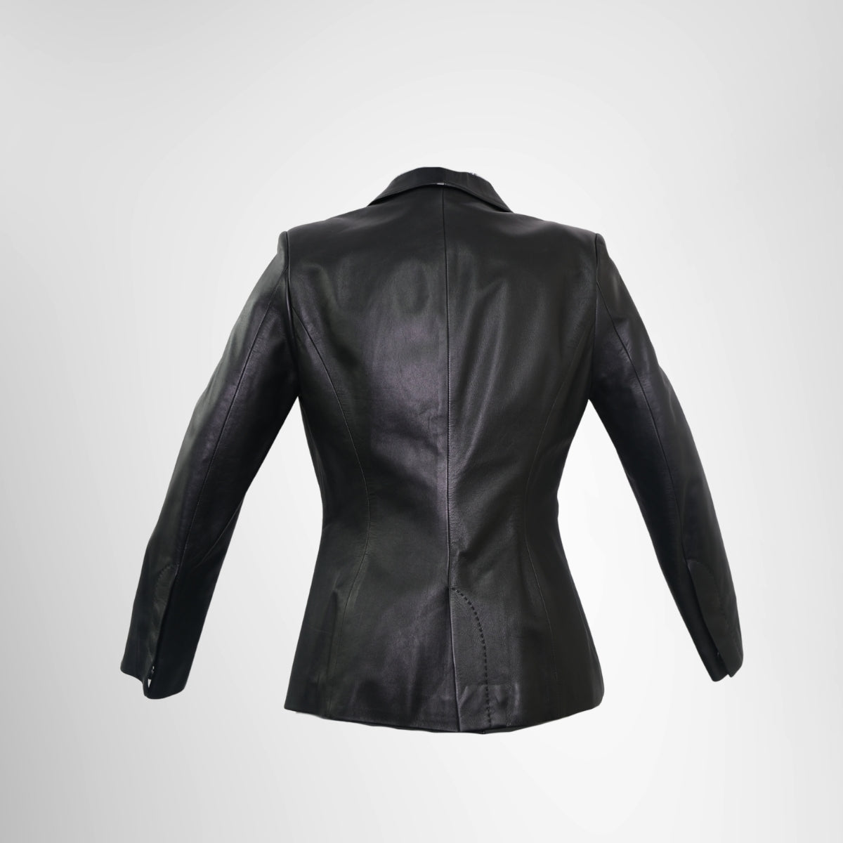Ferragamo Leather Jacket – Pre-Owned Luxury Brand Apparel – Antonio & Co Back View 