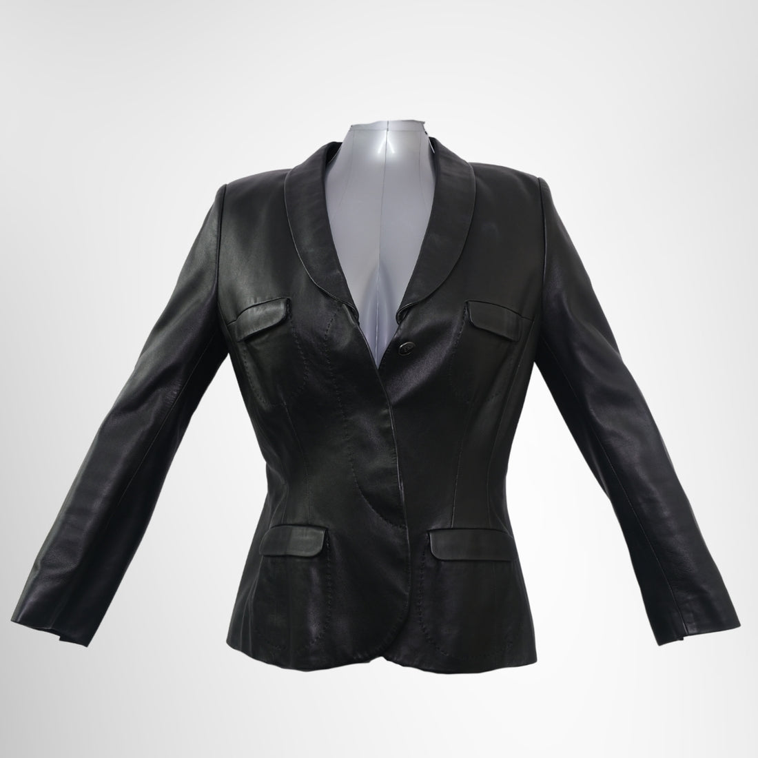 Ferragamo Leather Jacket – Pre-Owned Luxury Brand Apparel – Antonio & Co Front Page